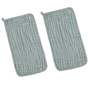 Imagem de Pacote com 2 panos de arroto para bebês ultra macios para bebês recém-nascidos, presentes de banho absorventes para meninas e meninos