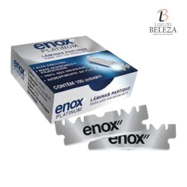 Imagem de Lamina barbear 1/2 lamina platinum (100 unid) - enox 1760