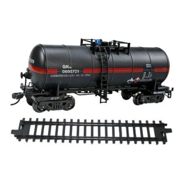 Imagem de JWQFBC Conjunto de Acessórios para Ferromodelismo em Escala 1:75, Miniatura de Carro Artesanal para Festa de Mesa com Trilhos, Conjunto Ferroviário para, Preto, Tamanho real