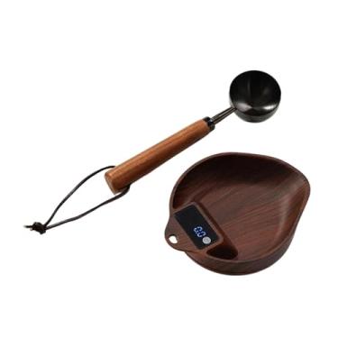 Imagem de ＫＬＫＣＭＳ Balança de café, balança de pesagem, presente, visor digital, eletrônica profissional, bandeja para grãos, ferramenta de pesagem para cafeterias e uso