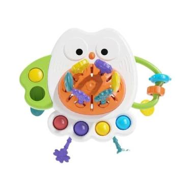 Imagem de Brinquedos Montessori Para Bebês a Partir De 10 Meses, Coruja Com Cord