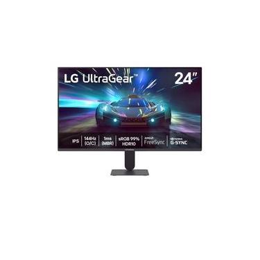 Imagem de Monitor Gamer 24” LG UltraGear 24G411A-B 144Hz Full HD 1MS MBR G-SYNC FreeSync Preto