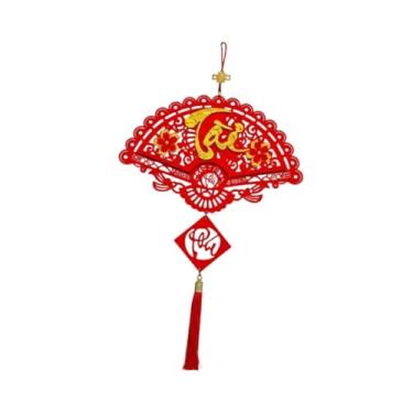 Imagem de Fancyes Enfeite de porta de entrada para o Ano Chinês de 2026 com borlas, decoração para o Festival da Primavera, ideal para entrada de casa de campo, Style B