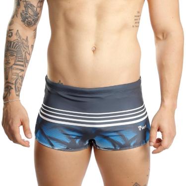 Imagem de Sunga Boxer Estampada  Adulto Larga Praia Piscina-Masculino