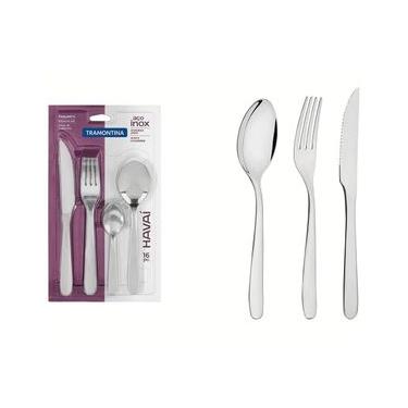 Imagem de Faqueiro 16 Peças Tramontina Havaí em Aço Inox
