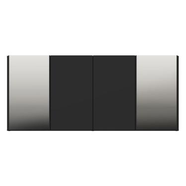 Imagem de Aparador Buffet Com Espelho Multimóveis Preto