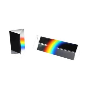 Imagem de Prisma Triangular De Ângulo Reto Para Refração Óptica, Acessórios De F