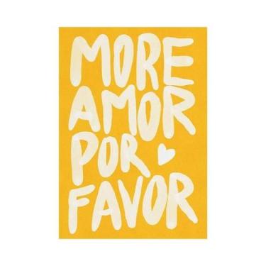 Imagem de Pôster Eclético Sunshine Maximalist More Amor Por Favor, Arte De Pared