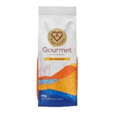Imagem de Café Moído Gourmet Sul de Minas 3Corações 250g - 3 Corações, 250g