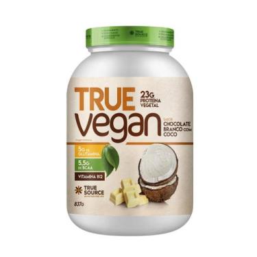 Imagem de True Vegan Proteína Vegana Isolada 837g True Source, Chocolate branco