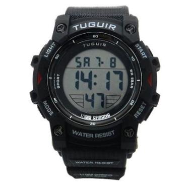 Imagem de Relógio Masculino Tuguir Digital TG30453 Preto-Masculino
