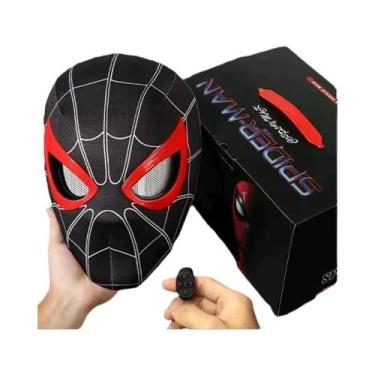 Imagem de Máscara De Cabeça Do Homem-Aranha Com Olhos Móveis E Controle Remoto P