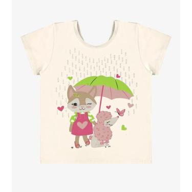 Imagem de Blusa Infantil Feminina Rovi Kids Bege, 1, Bege