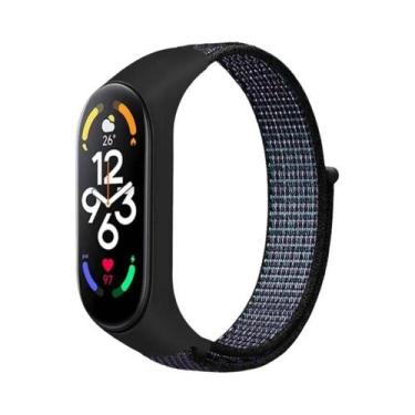 Imagem de Pulseira De Nylon Sport Loop Para Xiaomi Mi Band 7 6 5 4 3 - Substitui