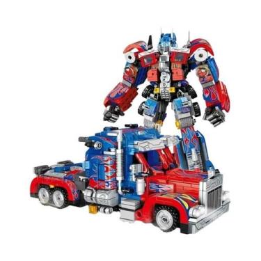 Imagem de Conjunto De Blocos De Montar De Carro Transformável 2 Em 1 Com 1014 Pe