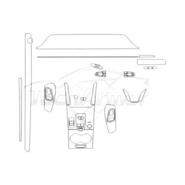 Imagem de Película Protetora TPU Anti-riscos Para Console E Painel De Navegação 