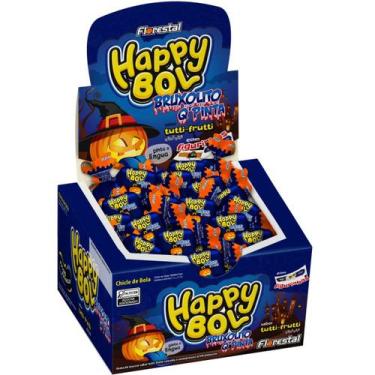 Imagem de Chiclete Happy Bol Bruxolita Q Pinta 140G - Florestal