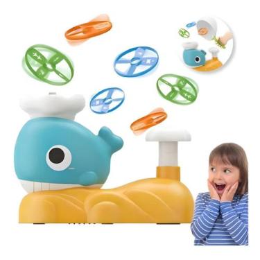 Imagem de Brinquedo Baleia Lançadora De Discos Com Duas Redes Zoop