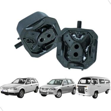 Imagem de Par Coxim Motor Gol G2 Até G4 Parati Kombi Saveiro 1.0 - BFX - Borflex