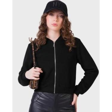 Imagem de Jaqueta Pelo Interno Zíper Punho Dia a Dia Inverno Frio Elgante Nova Moda - Feminino 12...