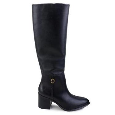 Imagem de Bota Feminina Carrano Cano Longo Preta - 1372-Feminino