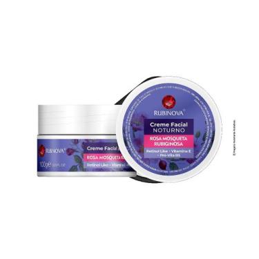 Imagem de Creme Facial Noturno Rosa Mosqueta Rubinova 100g - Tratamento Intensiv