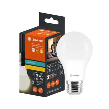 Imagem de Kit Lâmpadas Led Bulbo 9w E27 Bivolt Osram Ledvance, Luz amarela 3000k