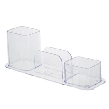 Imagem de Porta Caneta Triplo Dello Cristal 3031