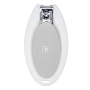 Imagem de Cortador De Unhas Infantil Bebê Pimpolho Higiene, Cinza Pastel