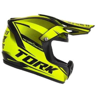 Imagem de Mini Capacete Pro Tork Cross Factory Edition Neon, Amarelo Fluor