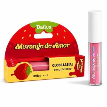 Imagem de Dailus lip gloss brigadeiro de morango