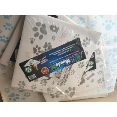 Imagem de 150 Folhas de Jornal Biodegradável Mundo Pet 3Kg dobradas 2 a 2