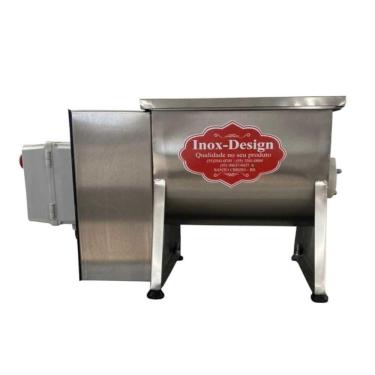Imagem de Misturador De Carne Inox 20 Litros-15 Kg 1 Eixo 220v - Inox Design
