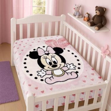 Imagem de Cobertor Infantil Bebê Disney Minnie Antialérgico Jolitex, Minnie Te A