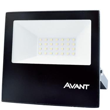 Imagem de Refletor Avant LED 30W, Slim 6,5k, 2250 Lumens, Preto