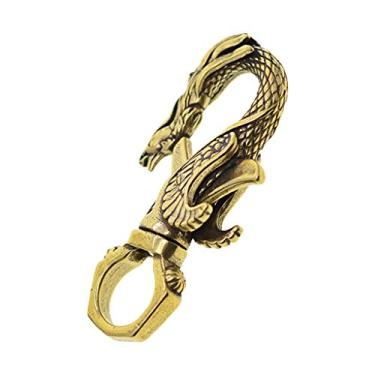 Imagem de Newmind Fechos giratórios de lagosta de latão decorativos da Phoenix para chaveiros e joias de bricolagem