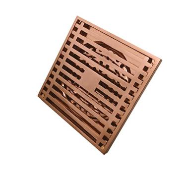 Imagem de Tampa de faixa de drenagem de água de piso preto fosco/ouro rosa/prata escovado/bronze antigo para banheiro cozinha jardim varanda,FD0001RG,86