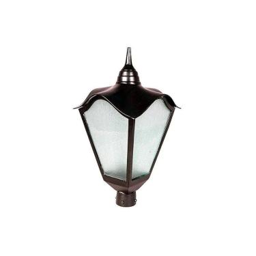 Imagem de Luminária Colonial para Poste Romana Grande em Alumínio