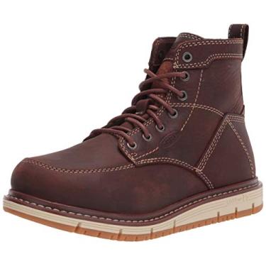 Imagem de KEEN Utility Women's San Jose 6” Alloy Toe Wedge Work Boots Construction, Gingerbread/Gum, 8 Wide
