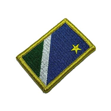 Imagem de BE0011V11 Bandeira Mato Grosso do Sul Bordado Fecho Contato