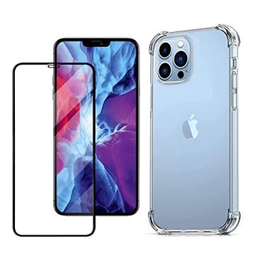 Imagem de Kit 2 em 1 - Capa Anti Impacto Para iPhone 13 e Pelicula 3D Premium - Blance