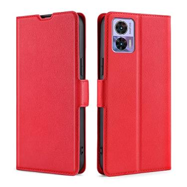 Imagem de For Motorola Edge 30 Neo Ultra-thin Voltage Side Buckle Horizontal Flip Leather Phone Case