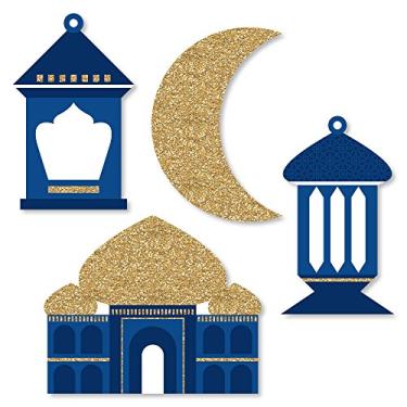 Imagem de Big Dot of Happiness Ramadan – Recortes em forma de Eid Mubarak – 24 unidades