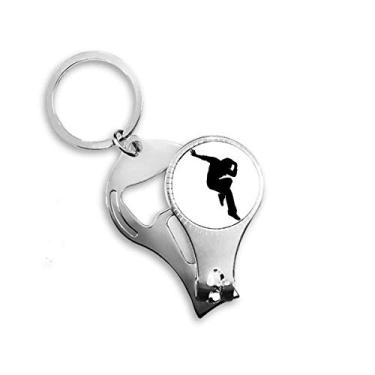 Imagem de Hip Pop Jumping Performance Dancer Nail Nipper Ring Chaveiro Abridor de Garrafas Cortador