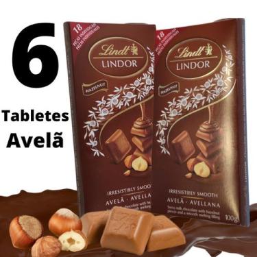 Imagem de Chocolates Importado Lindt Singles Avelã 100G 6 Unidades