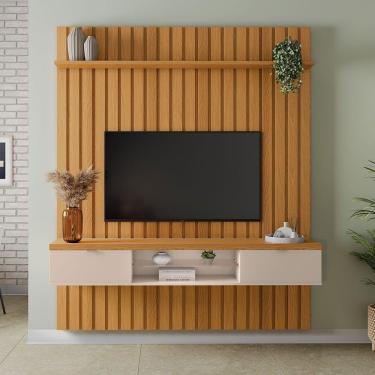 Imagem de Painel Suspenso Ripado 1.8 Voi Mdp/mdf Cinamomo Mel G26 - Gran Belo