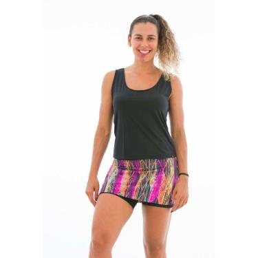 Imagem de Regata Feminina Fitness Baby Look com Tiras