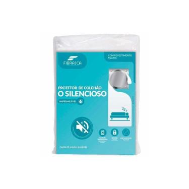 Imagem de Protetor Colchão Solteiro O Silencioso Impermeável (90x190) - Fibrasca