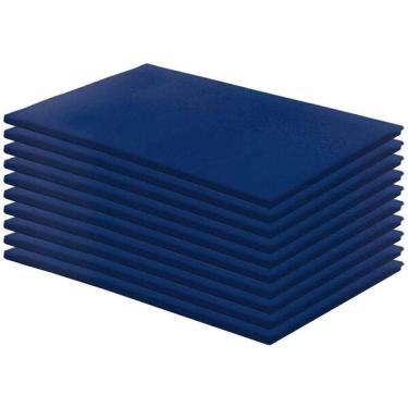 Imagem de Kit 10 Colchonetes Academia 90x40x3 D28 Azul Rg Colch es