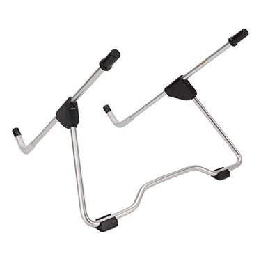 Imagem de Suporte Para Tablet MOUMOUTEN, Suporte Dobrável Em Liga De Alumínio Para Aviação Suporte Multifuncional Para Dissipação De Calor Largura Compatível Para Mesa De Laptop Antiderrapante(PRETO)